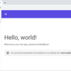 BlazorのUIフレームワークMudBlazorを試してみた