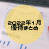 【まとめ】2022年1月に権利取得した株主優待は2社でした。