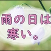 【雑記】雨降りの今日の私は液体をこぼされる運命にあるみたいです