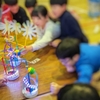 micro:bit 用カーリングロボットで、展覧会！ダンスパーティ♪＠落合第二小学校