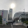 調布市役所と、駅周辺