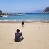 雲見海水浴場と久しぶりの露天温泉。