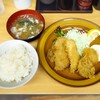 三代目田久保食堂＠船橋市地方卸売市場　海鮮フライ盛合せ