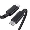 USB Type C ケーブル AUKEY USB-C & USB-C 3.1(Gen2) ケーブル(1m ブラック) PD対応 100W/5A 急速充電 最大10Gbps MacBook Galaxy S10 / S10+ / S9 / S9+など対応 CB-CD23