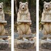 プラージュ フォレ　クマさん彫刻