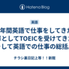 2年間英語で仕事をしてきた決算としてTOEICを受けてきた。そして英語での仕事の総括。