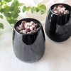 スイーツカップで手作りスイーツを♪『抹茶みるくプリンのもち麦小豆ソース』