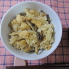めがひら舞茸のまぜご飯
