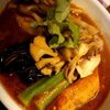 札幌市　soup curry  gopのアナグラ　/　爽やかな辛さ＋原始肉