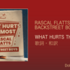 【歌詞・和訳】RASCAL FLATTS & Backstreet Boys / What Hurts The Most / ラスカル・フラッツ ＆ バックストリート・ボーイズ / ホワット・ハーツ・ザ・モスト