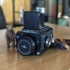中判フィルムカメラのゼンザブロニカS2をお借りしました