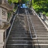 市ヶ谷亀岡八幡宮の階段（新宿区）