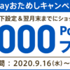 楽Payおためしキャンペーンで1000ポイントプレゼント ☆彡