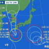 台風6号＆7号の進路予想図を保存してGIFアニメ化してみた