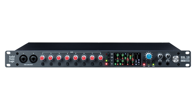 SOLID STATE LOGIC SSL 18 レビュー：8chのマイクプリに4Kスイッチを備えた多入出力のオーディオI/O