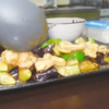 とろっとなすと鶏もも肉のスタミナ炒め定食｜約340円