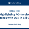 Highlighting PO–Invoice Matches with OCR in Bill One