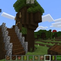 ダークオークの木に見えるツリーハウスの作り方 マイクラ Sくんのminecraft