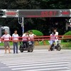 中国の横断歩道は、顔認証、自動ゲート、ジェットミスト。赤信号は絶対に渡らせません！