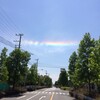 天上の雲が虹色、さらに十字架・・・が出現した５月２２日