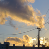 17, 12. 2022　夕映えの雲