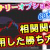 バイナリーオプション「相関関係を利用した勝ち方！」60秒取引