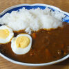 今日の食べ物　朝食にカレー