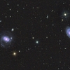 ＮＧＣ４１４５＆ＮＧＣ４１５１：りょうけん座の渦巻銀河