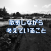 散歩しながら考えていること