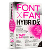 FONT x FAN HYBRID 5のフォント数は12,817のフォントです。