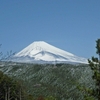 我が街　雪と桜と富士山と