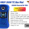 Cute Blue Fat Guy GTRS VBOY 200W TC Box Mod