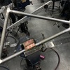 MTB クロモリフレーム製作 ③ 溶接部のやすり。