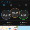 10/21久々の100kmは苦行笑笑