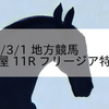 2024/3/1 地方競馬 名古屋競馬 11R フリージア特別(A)
