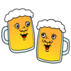 かわいいビール のイラスト