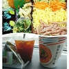 残業&コンビニ飯三昧と、わらび餅。