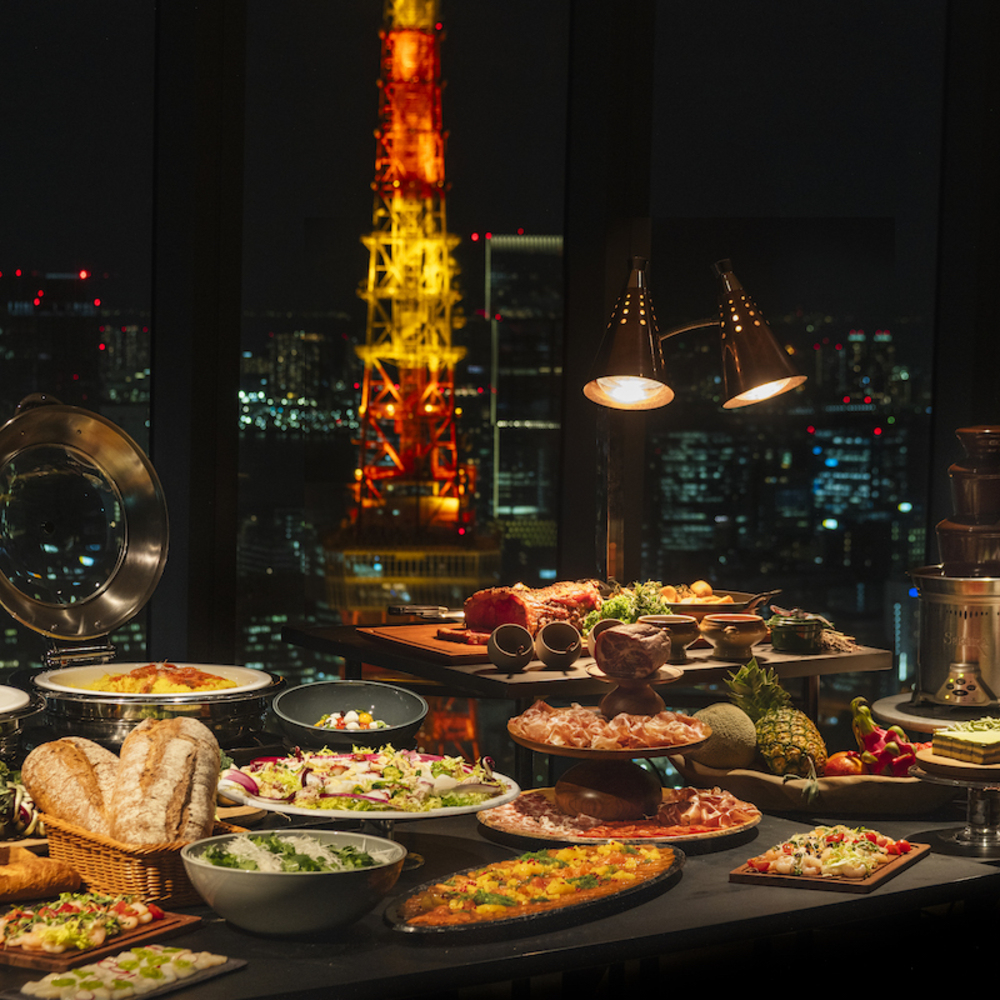 東京タワーを望む贅沢体験！麻布台ヒルズ「Hills House Sky Room」で期間限定ビュッフェ開催
