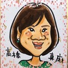 高橋真麻さんの似顔絵