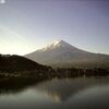 河口湖からの富士