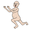 ボールをパスする人 のかわいいイラスト