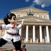 【ロシア】ユーリ聖地巡礼の旅25（ボリショイ劇場からのモスクワ街歩き）