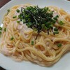 明太クリームパスタ