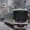 京阪京津線、ヘッドマーク付き800系を撮る。