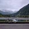 練習　揖斐川ライド　雨