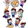 フリー画像 青いコンビニで