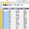 Excel演習問題集/基本的な表を作成する・同語を含む連続データの入力方法