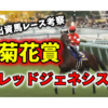【出資馬レース感想】レッドジェネシス、まさかの惨敗(´;ω;｀)【菊花賞】