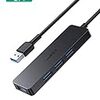 usb ハブ AUKEY USB3.0 4ポートハブ 5Gbps 高速データ転送 バスパワー 超小型・軽量設計 Windows/MacBook/iMac/Surface Pro等ノートPC 他対応 テレワーク リモート 在宅勤務 CB-H37