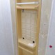 浴室：アクセントカラー風に古い部分を目立たなくするシートの貼り方